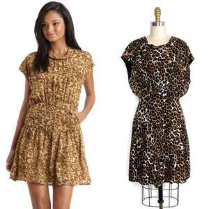 W118 by Walter Baker Margot Dress size XS Leopard Print Mini